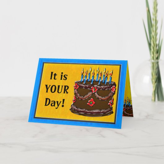 食べケー#2 (誕生日カード) カード (正面)