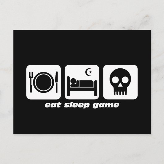 食べゲーム ポストカード (正面)