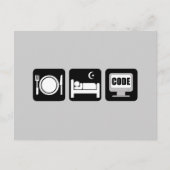 食べコード ポストカード (正面)