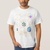 ,食べサッカー，睡眠，リピート – サッカー愛好家 Tシャツ (正面)