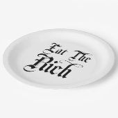 食べザリッチファンシー紙プレート ペーパープレート (アングル)