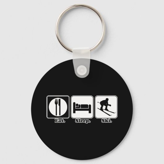 食べスキー キーホルダー (正面)