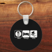 食べスキー キーホルダー (正面)