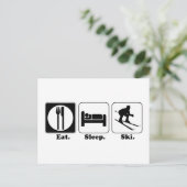 食べスキー ポストカード (スタンド正面)