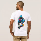 食べスケートリピート Tシャツ (裏面フル)