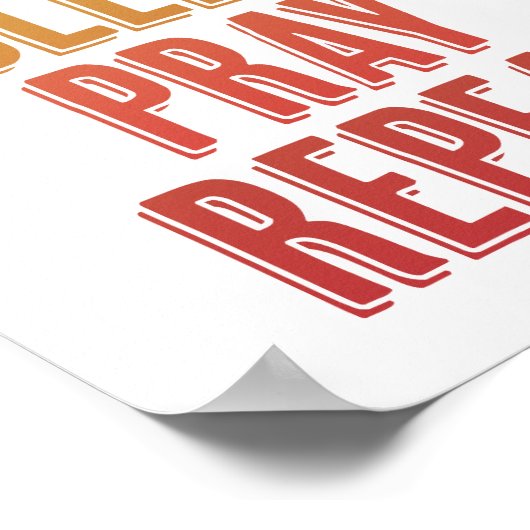 食べスプの繰り祈返し ポスター (角)