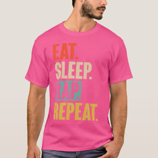 食べスプラップのリピーター – レトロヴィンテージラッパー Tシャツ