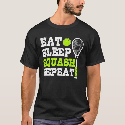 食べスプ押し潰しリピート Tシャツ (正面)