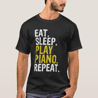 食べスプ遊ピアノのリピート贈り物 Tシャツ