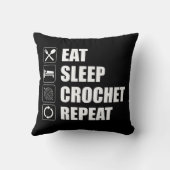 食べスリークロチェットリピート クッション (裏面)