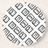 食べスリーゴルフ コースター (正面)