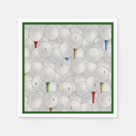 食べスリーゴルフ スタンダードカクテルナプキン (正面)