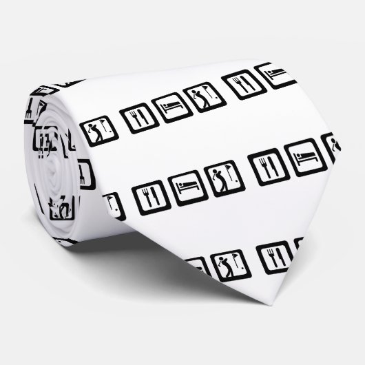 食べスリーゴルフ ネクタイ (ロール)