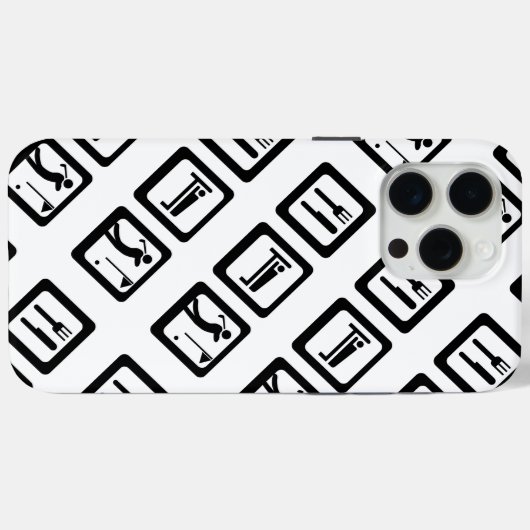 食べスリーゴルフ Case-Mate iPhoneケース (裏面 (横))