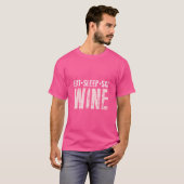 食べスリースキワインデザイン Tシャツ (正面フル)