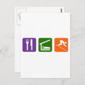 食べスリースキー ポストカード (正面/裏面)