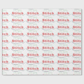 食べスリーステッチ ラッピングペーパー (フラット)