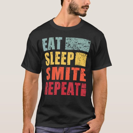 食べスリースマイトリピート Tシャツ (正面)