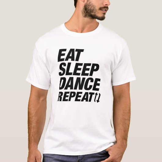 食べスリーダンスリピート Tシャツ (正面)