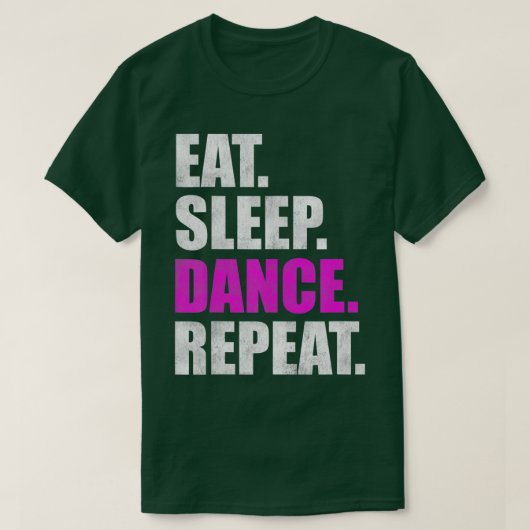 食べスリーダンスリピート Tシャツ (デザイン正面)