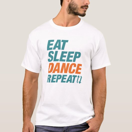 食べスリーダンスリピート Tシャツ (正面)