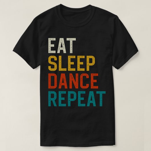 食べスリーダンスリピート Tシャツ (デザイン正面)