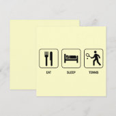 食べスリーテニス招待状 招待状 (正面/裏面)