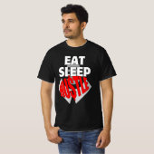 食べスリーハッスル.b tシャツ (正面フル)