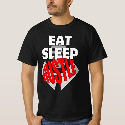 食べスリーハッスル.b tシャツ (正面)