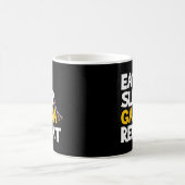 食べスリープガルバリピートDesiグジャラティナブラトリ コーヒーマグカップ (中央)