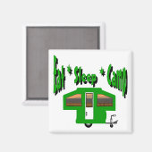 食べスリープキャンプ マグネット (正面/裏面)