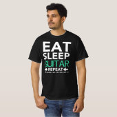 食べスリープギターリピート Tシャツ (正面フル)