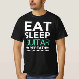 食べスリープギターリピート Tシャツ