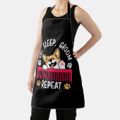 食べスリープグルームリピーターグルーミングドッグトリマー エプロン (インサイチュ)