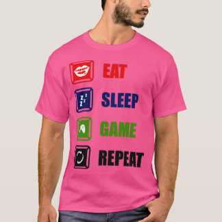 食べスリープゲームリピート1 Tシャツ