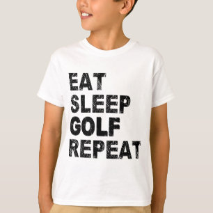 食べスリープゴルフリピート Tシャツ