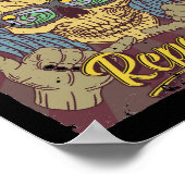 食べスリープサーフリピート ポスター (角)