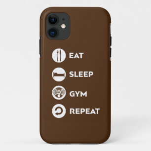食べスリープジムリピート iPhone 11 ケース