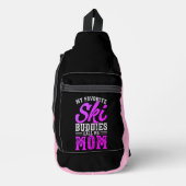 食べスリープスキースキはっきりしたー恋人デザイン スリングバッグ (正面)