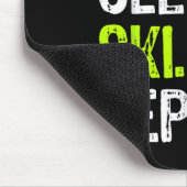 食べスリープスキーリピートのスキーヤーおもしろい恋人 マウスパッド (コーナー)