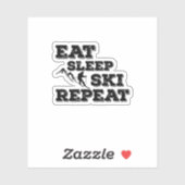 食べスリープスキーリピート シール (シート)