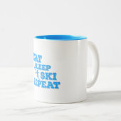 食べスリープスキーリピート ツートーンマグカップ (正面右)