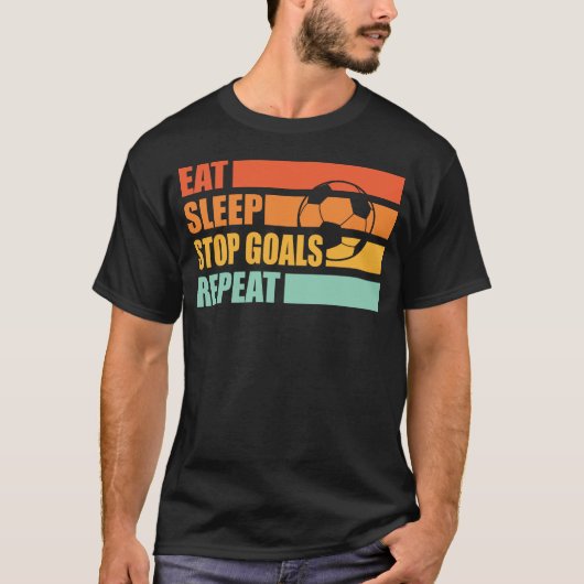 食べスリープストップゴール Tシャツ (正面)