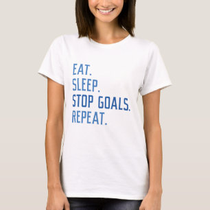 食べスリープストップゴール Tシャツ