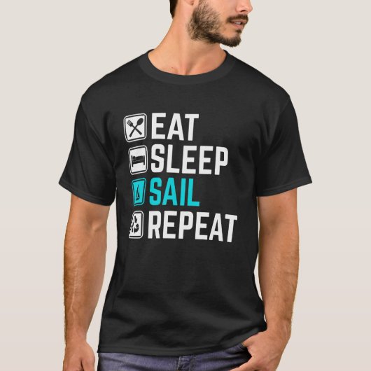 食べスリープセイル Tシャツ (正面)