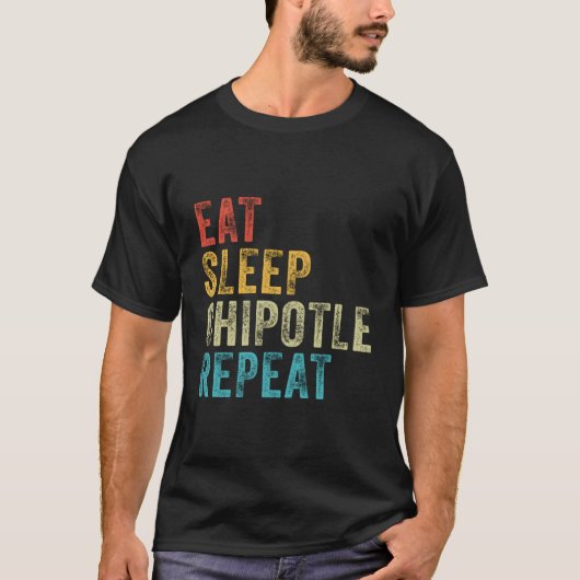 食べスリープチポおもしろいトルヴィンテージD Tシャツ (正面)