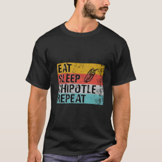 食べスリープチポトルリピおもしろいーチポトルヴィンテージ Tシャツ