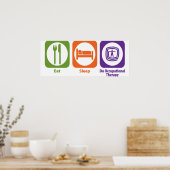 食べスリープドワーキングセラピー ポスター (キッチン)