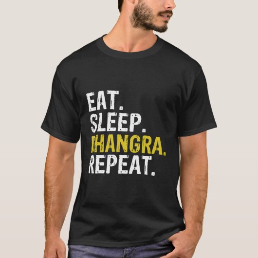 食べスリープバングラリピーター Tシャツ (正面)