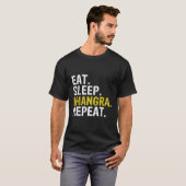食べスリープバングラリピーター Tシャツ (正面フル)